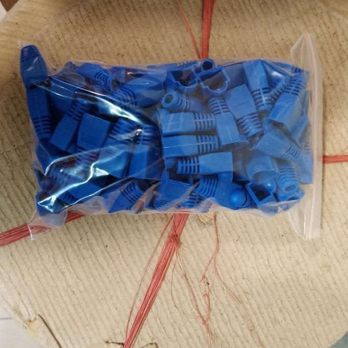 QS RJ45 Rubber Cat 6 (1 pck 100 pcs)