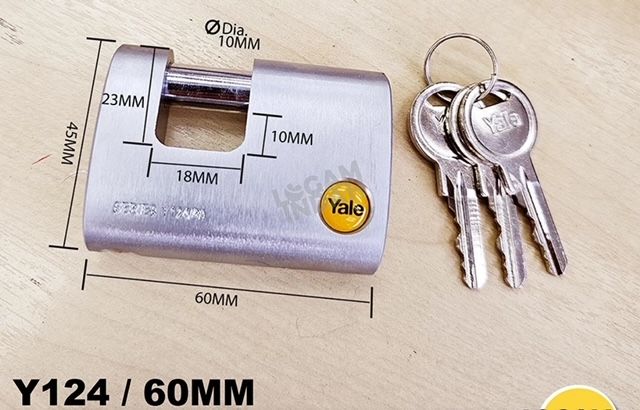 YALE Y124/70 (60MM) PAD LOCK