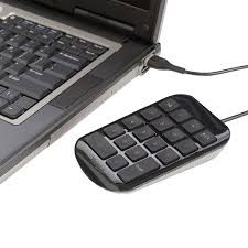 Targus AKP10 USB Numeric Keypad With Full Size Keys - PC and Mac Compatible