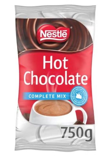 Nestle Complete Mix Hot Choc Pack, 12x750g