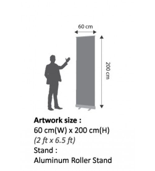 Roll Up Bunting - 60cm (W) x 200cm (H)