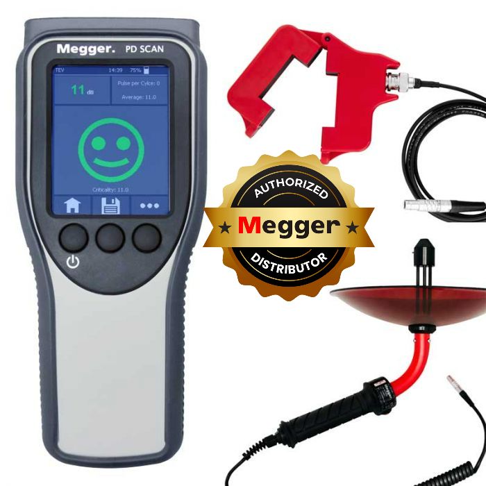 Megger PD Scan Partial Discharge PD Scan Set 4 Switchgear Pro + Cable + Outdoor