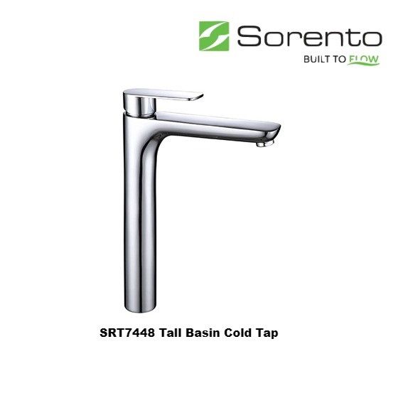 SORENTO SRTWT 7448 Bathroom Tall Basin Cold Tap (Solid Brass with Chrome)