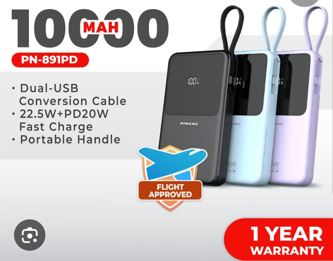 Power Bank Pineng 10000mAH