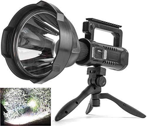 Rechargeable spotlight 90000 lumens waterproof LED flashlight portable tactical light camping torch lantern work light