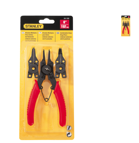 STANLEY PLIERS COMBINATION SNAP RING