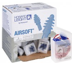 50 pair of Honeywell AirSoft庐锔�Reusable Earplug with Red Polycord NRR 27