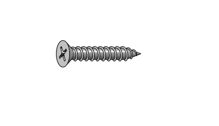 ATKC CSK Head Self Tapping Screws #10 x1 1/2" (50PCS/PKT)