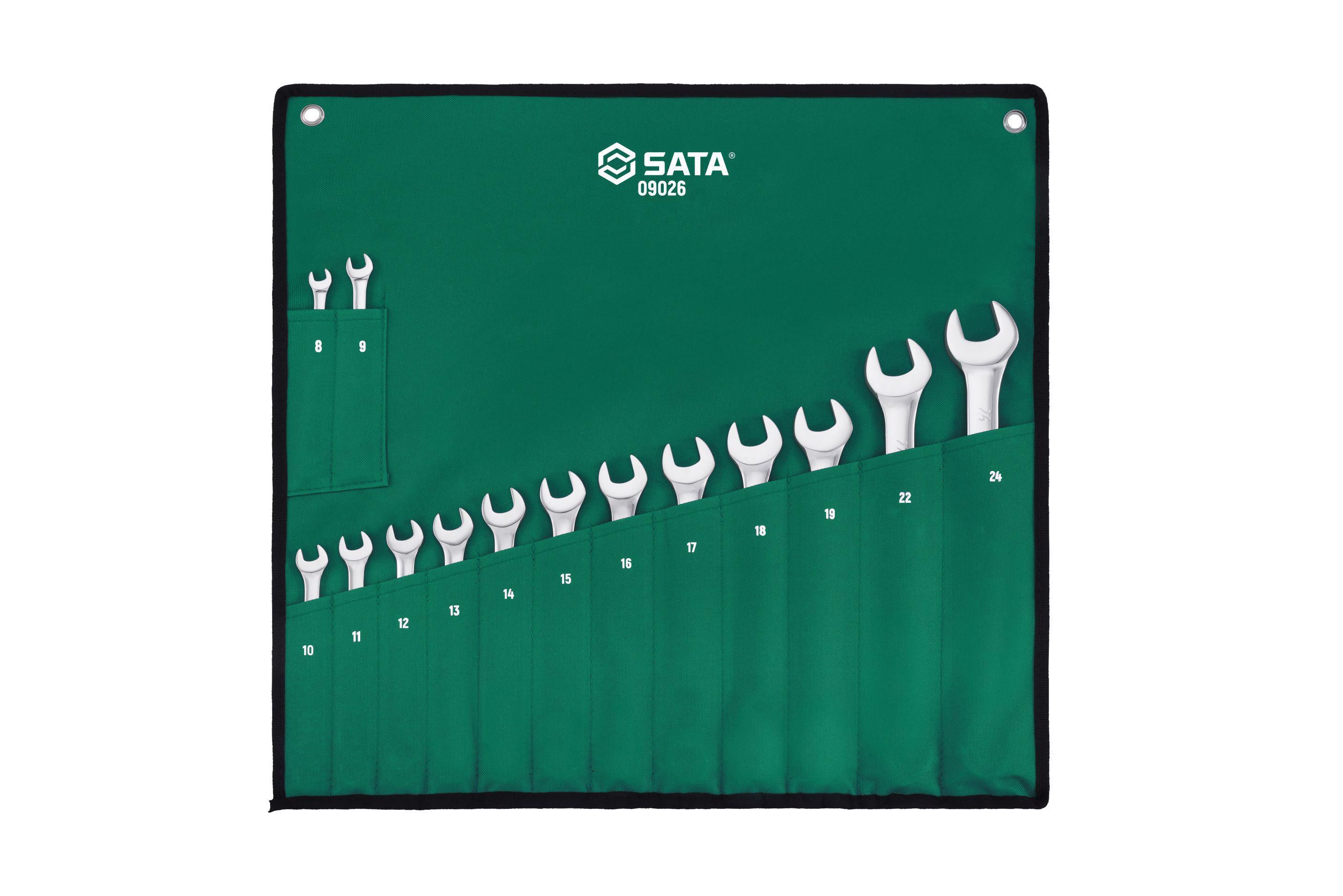 *SATA 14 Pcs Metric Combination Wrench Set ST09026SJ