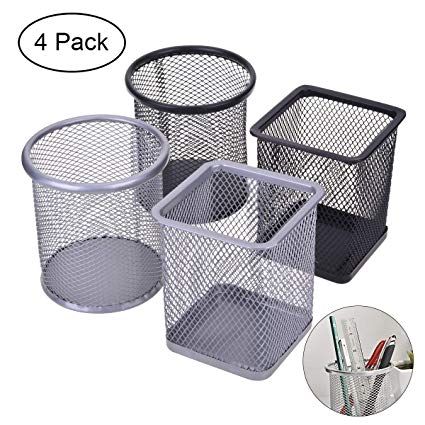 PENCIL HOLDER ( PLASTIC ) - ROUND / SQUARE