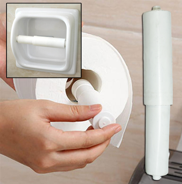 Toilet Roll Tissue Paper Holder Stretch Roller