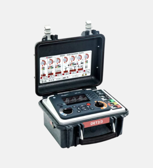 Megger DET2/3 EARTH TESTER, 100M KIT, LG1/P1