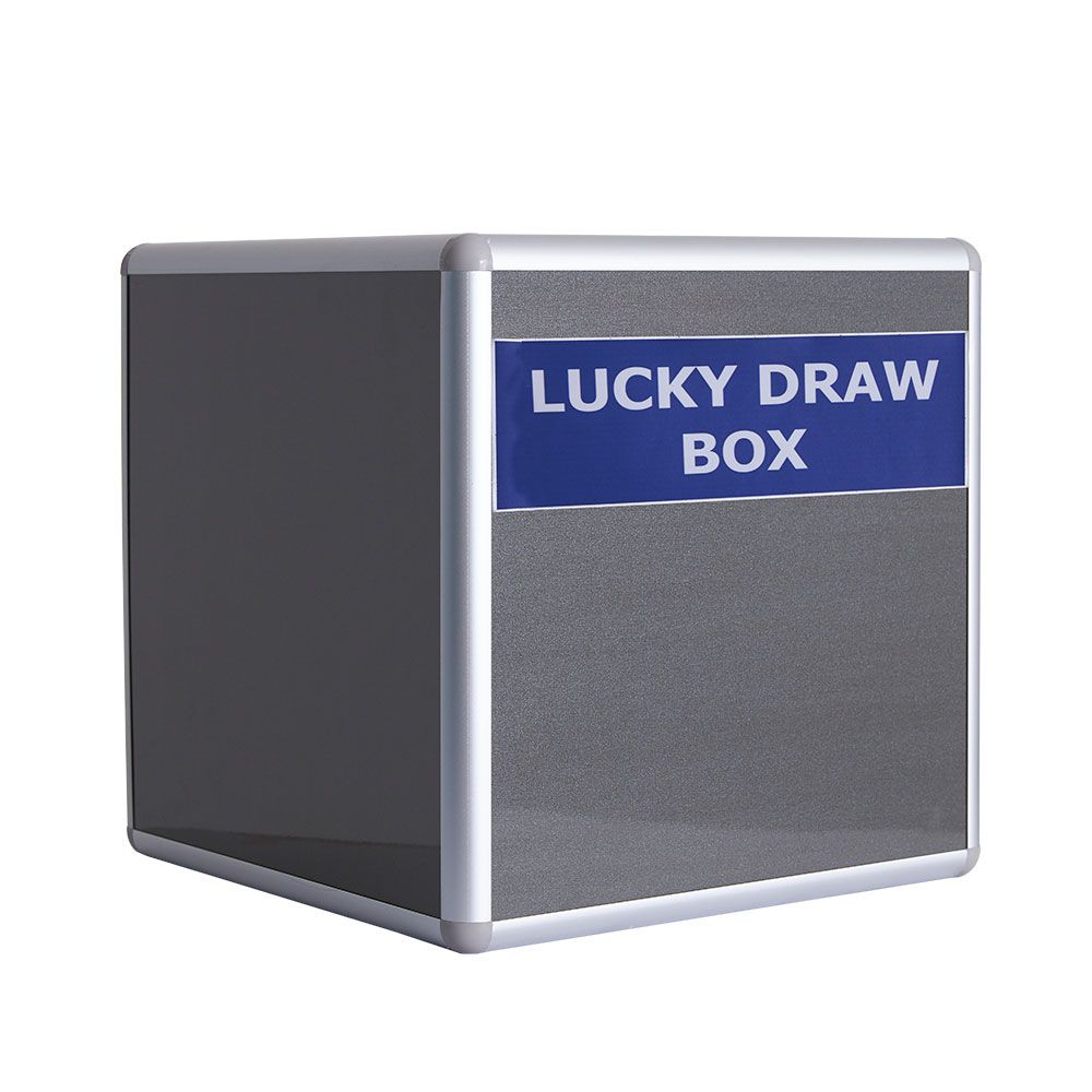 LUCKY DRAW & DONATION BOX( METAL BOX) WITH 2 SIZE AVAILABLE AND FREE DELIVERY