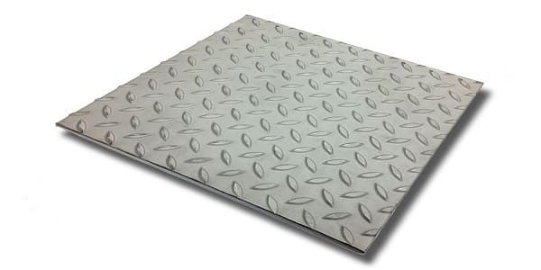 Stainless Steel Chequered / checker Plate ( Grade 316 ) (Size 4ft x 8ft thickness 6mm)
