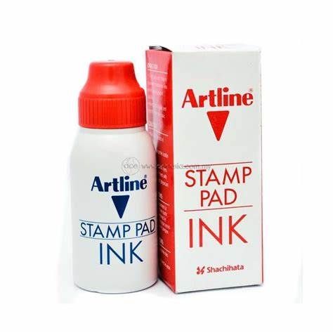 Artline Stamp Pad Ink Refill 50ml (Red)