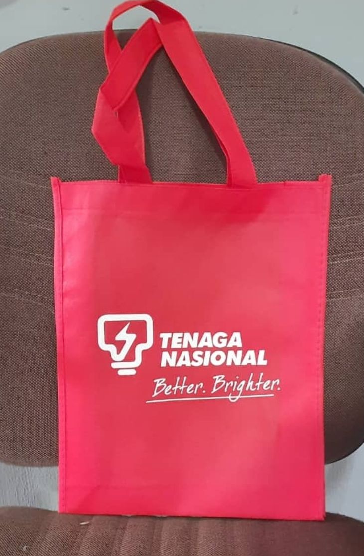Beg Non Woven Beg Size A5 Dengan Cetakan 1 Warna Sebelah