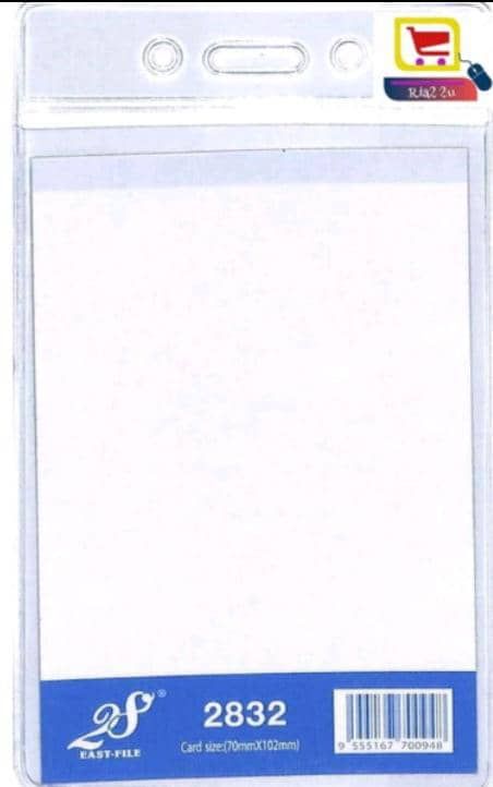 PVC name card holder (70mm x 102mm)