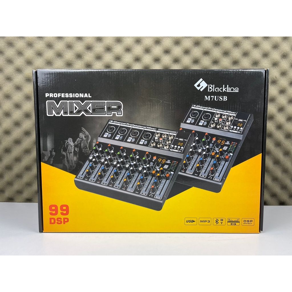 BLACKLINE M7USB 6Channel Compact Mixer