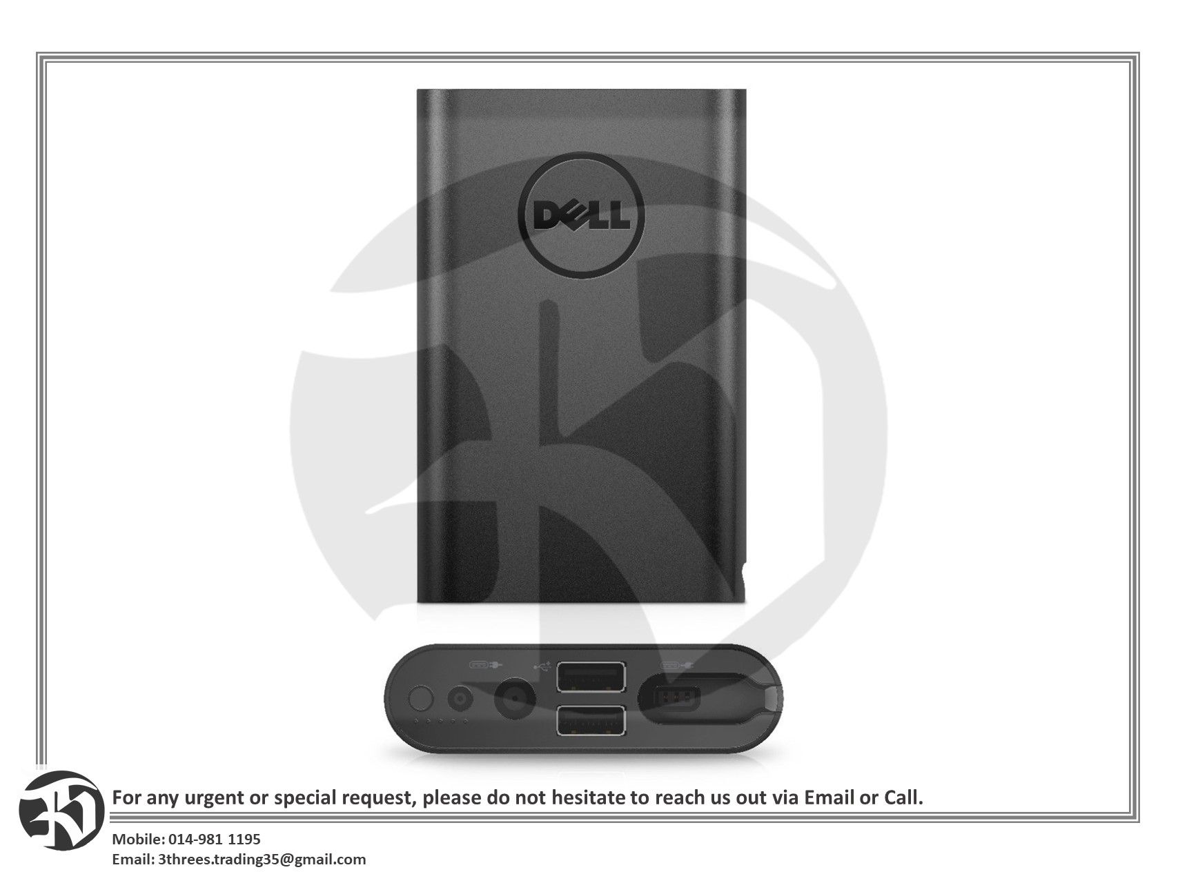 Dell Notebook Power Bank Plus (Barrel) 65Wh PW7015L