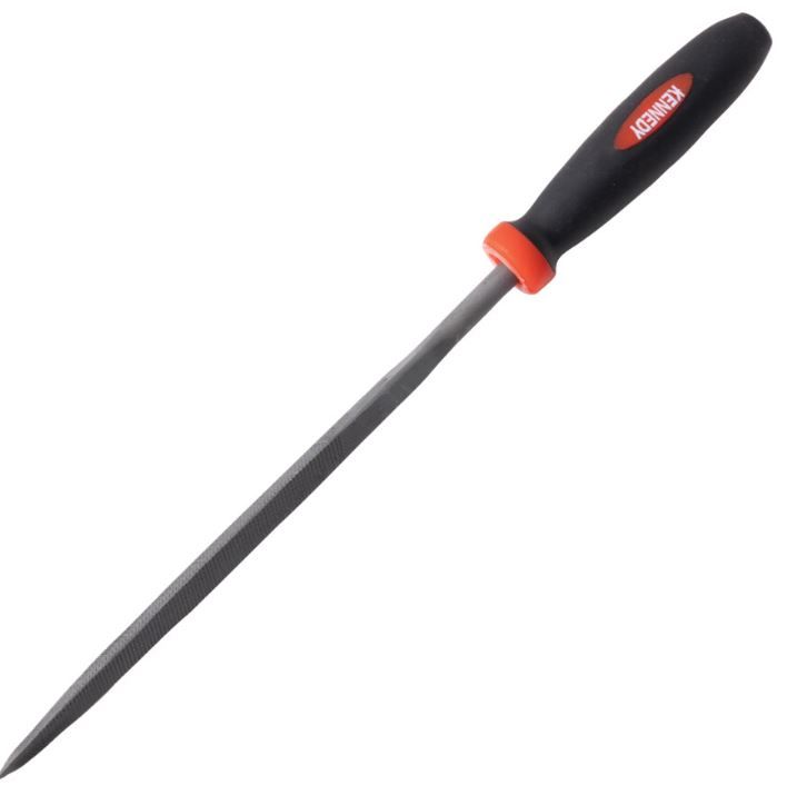 Kennedy 140mm (5-1/2") Three Square Cut 2 Needle File KEN0315520K