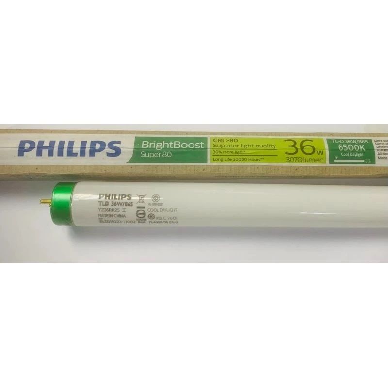 Philips 36w/865 4feet fluorescent tubes daylight superbright