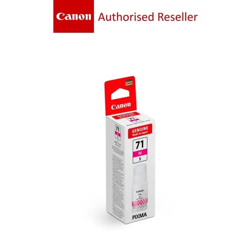 CANON Magenta Ink Bottle (40 ml) GI-71S M