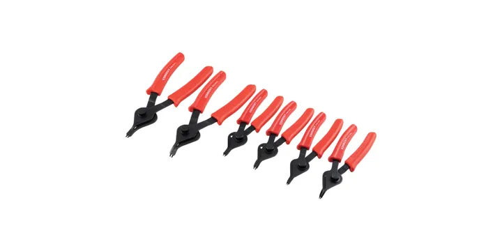10-48mm REVERSIBLE CIRCLIP PLIERSET (6-PCE)