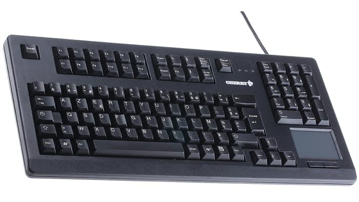 Cherry *Cherry Wired USB Compact, Ergonomic Touchpad Keyboard - G80-11900LUMEU-2