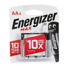 Energizer max E91BP4 Alkaline Battery AA (4PCS)