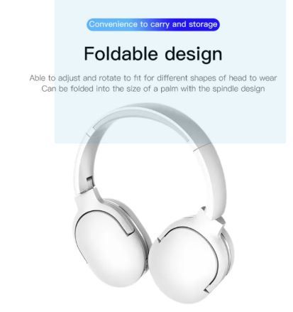 BASEUS ENCOK D02 PRO FOLDABLE STEREO WIRELESS BLUETOOTH HEADPHONE