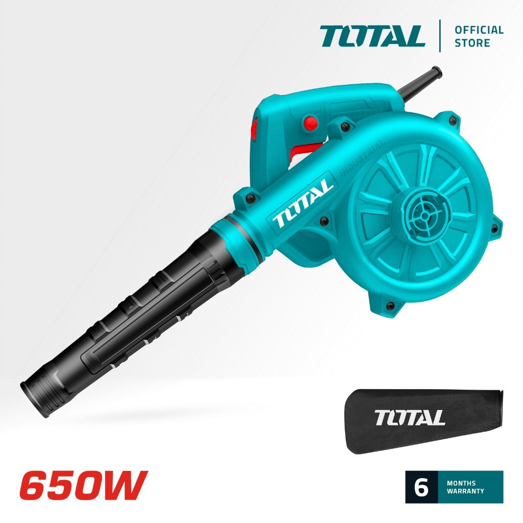 TOTAL ASPIRATOR BLOWER (650W) TO CLEAR/BLOW/CLEAN GARDEN & LEAF + DUST BAG TB6036