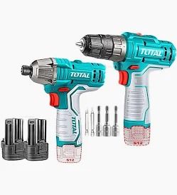 Total S12 Impact Driver & Cordless Drill Combo (Limited Time) TOSLI240586