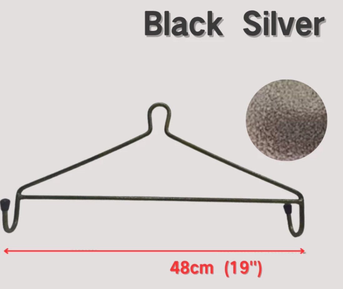 Baby Cradle Hanger / Spring Cot Hanger / Hanger Buai Bayi 209 209 Black Silver HG-209-KK