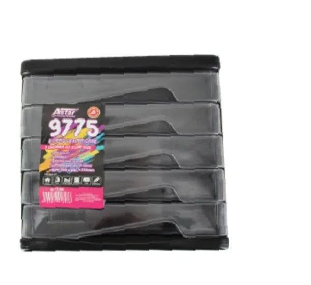 ASTAR LETTER CASE , 5 TIERS BLACK (265MMx345MMx250MM)