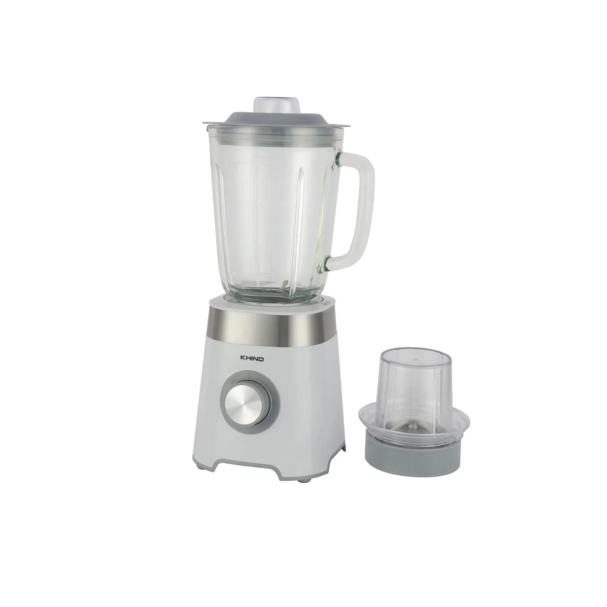 KHIND 1.5L Glass Jar Blender with Miller BL1506GM (Winter Grey)