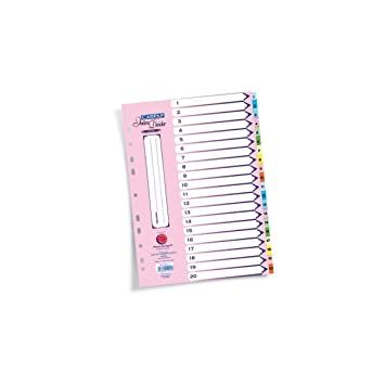 PREMIUM CAMPAP INDEX DIVIDER NUMBER 1-20