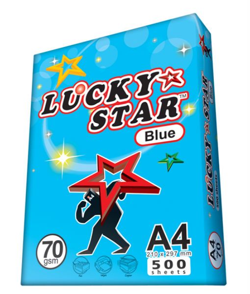 Lucky Star Blue A4 Paper 70 GSM