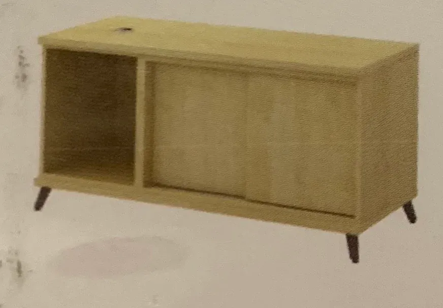 OPEN SHELF +SLIDING DOOR