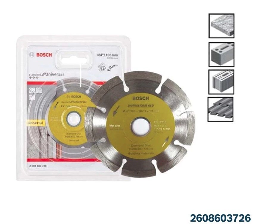 BOSCH DIAMOND CUTTING DISC UPE, STANDARD FOR UNIVERSAL (2608603726)