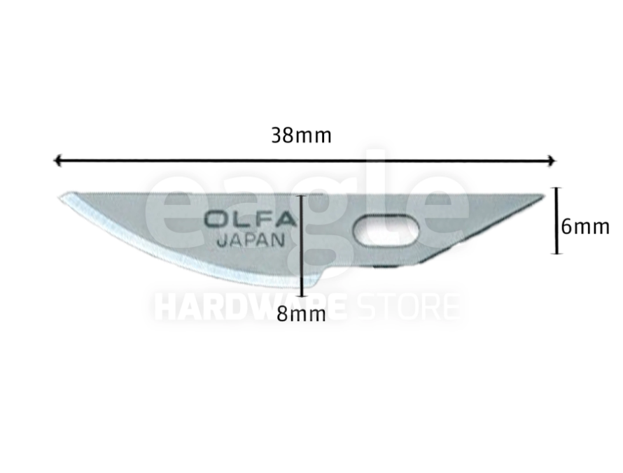 OLFA KB4-R/5 BLADES FOR AK-4 ART KNIFE (5 PCS / PACK)