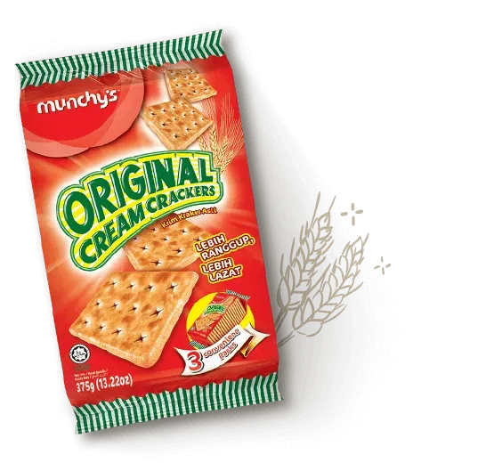 Munchy’s Original Cream Cracker 12 Pack x 375g