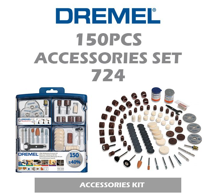 DREMEL 150 PCS ACCESSORIES SET 724