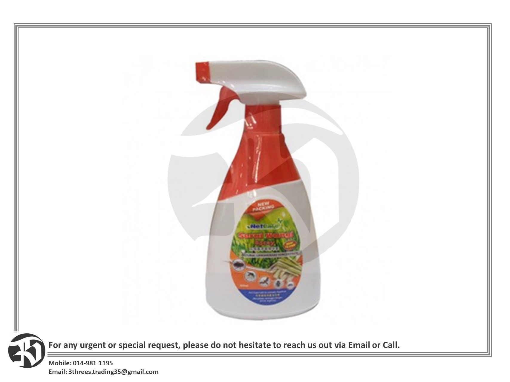Netcare Lemongrass Insect Repellent Spray (500ml)