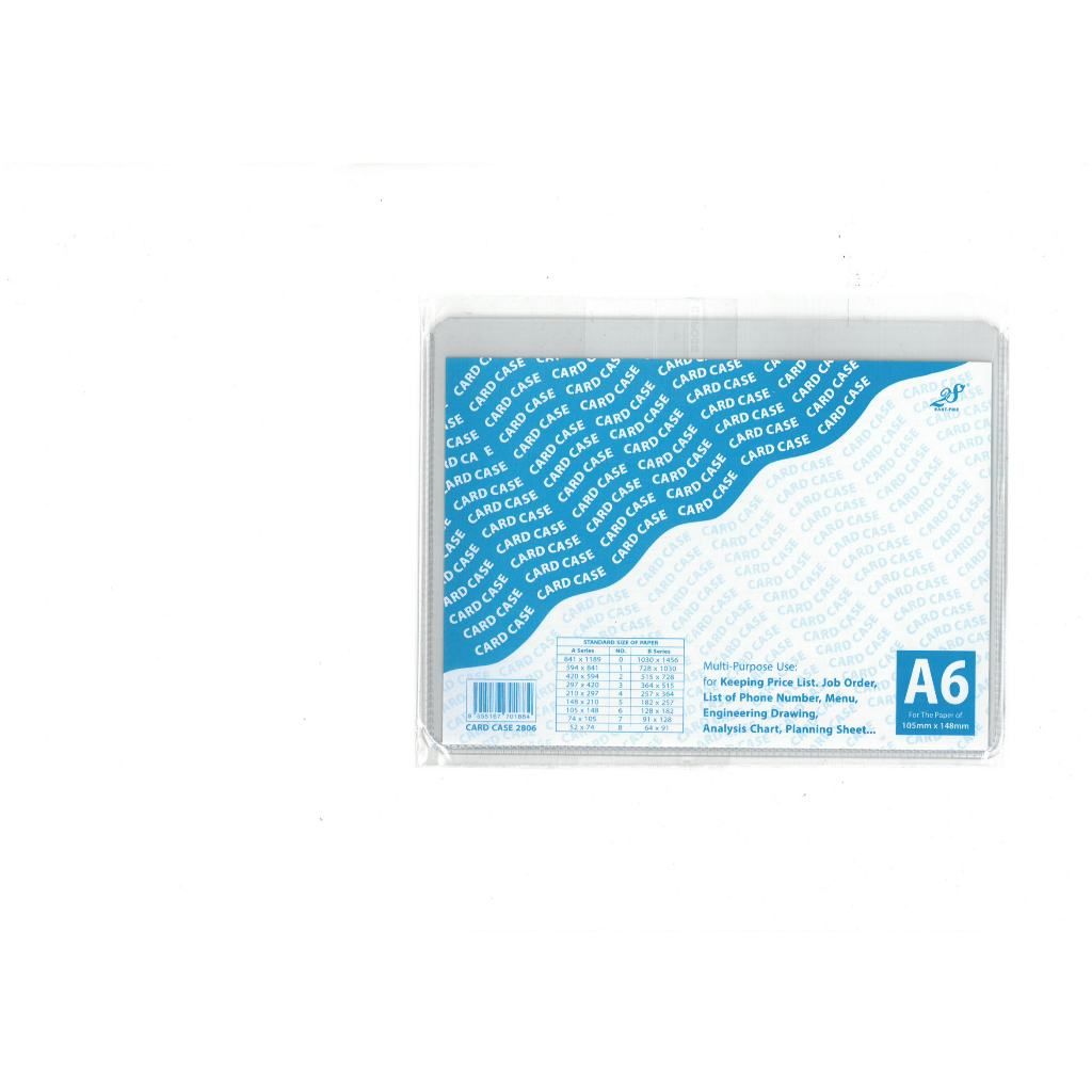 East-File A4 Hard Card Case Clear PVC 2803/04/05/06, Name Card Cover Protection A3/A4/A5/A6