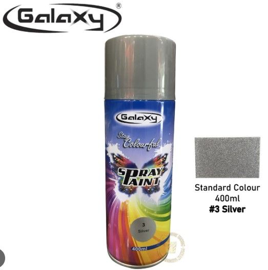 Galaxy Spray Paint Silver Colour