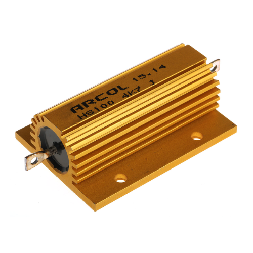 Arcol, 4.7kΩ 100W Wire Wound Chassis Mount Resistor HS100 4K7 J ±5% HS100 4K7 J