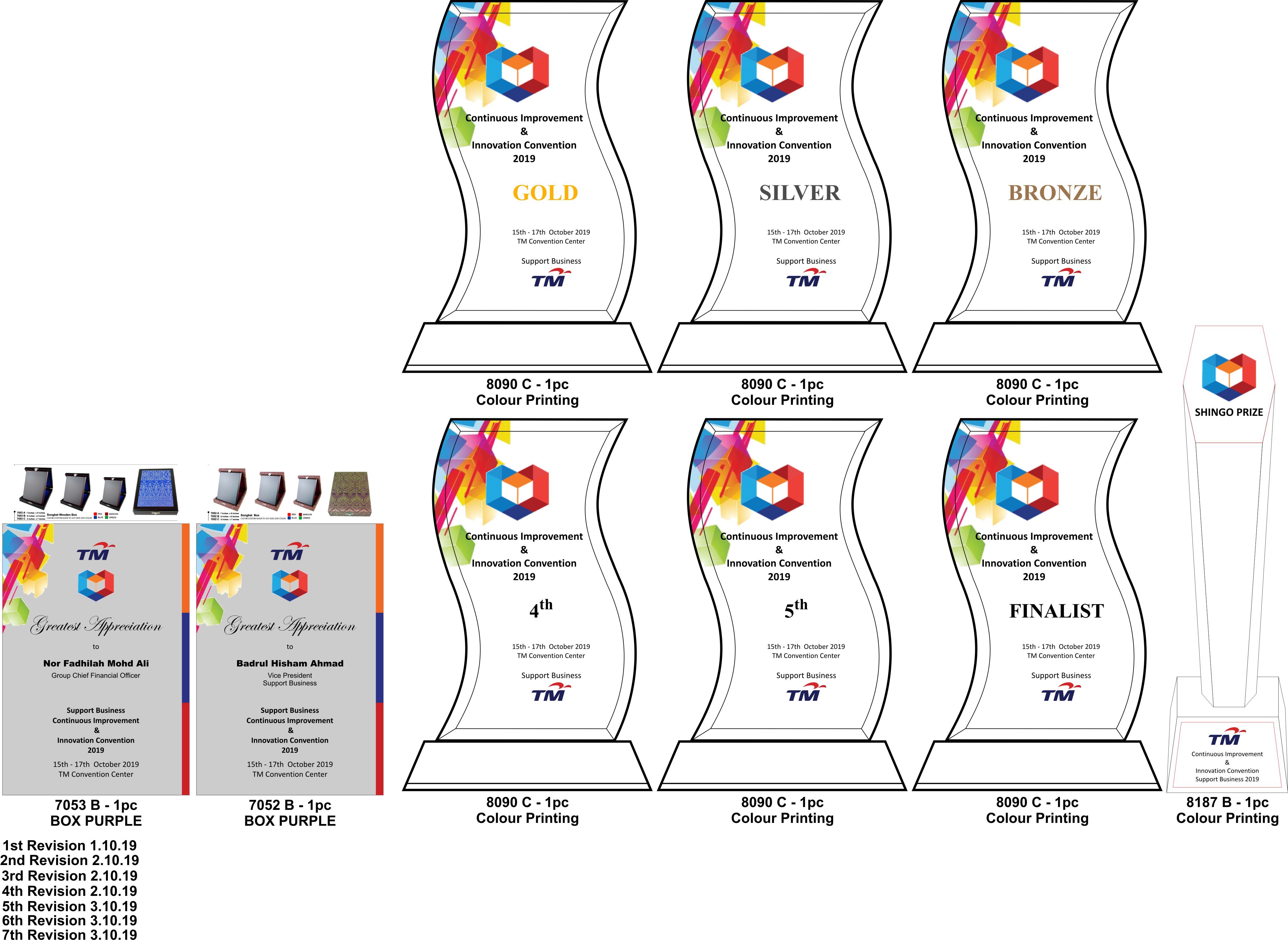 Plaque Cristal 8