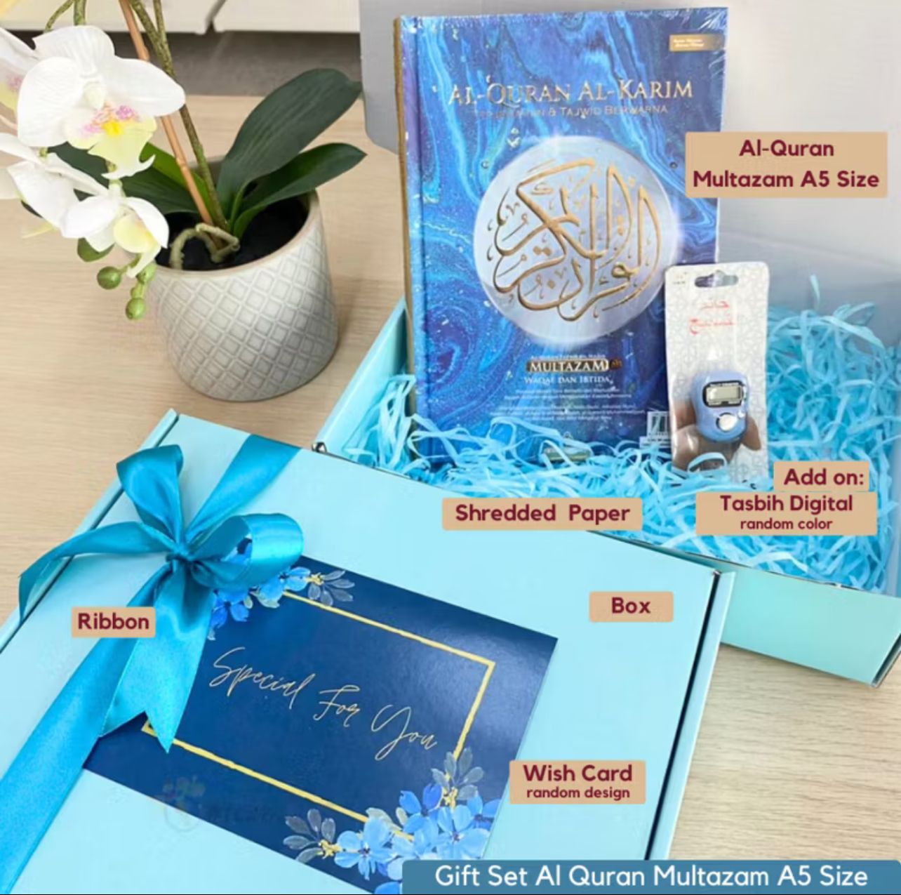 Set Al-Quran GIFT SET AL QURAN A5 SIZE (HARDCOVER)
