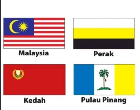 Malaysia Flag / Perak Flag / Kedah Flag / Pahang Flag 3 X 6 Kedah Y-FLG-36-KK
