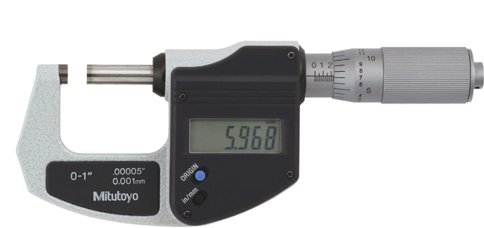 Mitutoyo 293-831-30 Digital External Micrometer 0-25mm